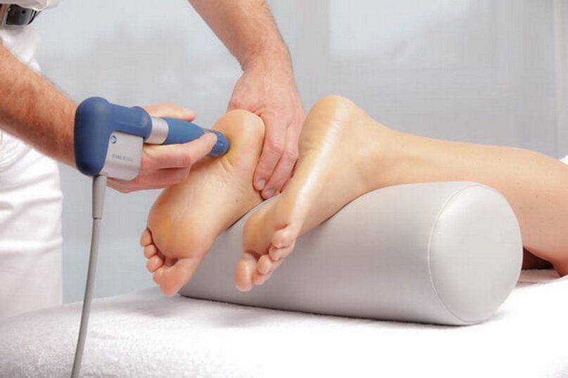 Şok dalgası tedavisinin uygulanması